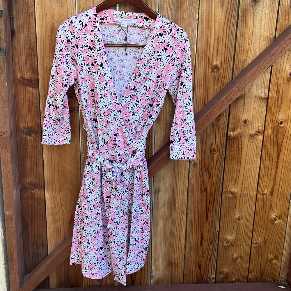 DVF Wrap Dress, Size 8.